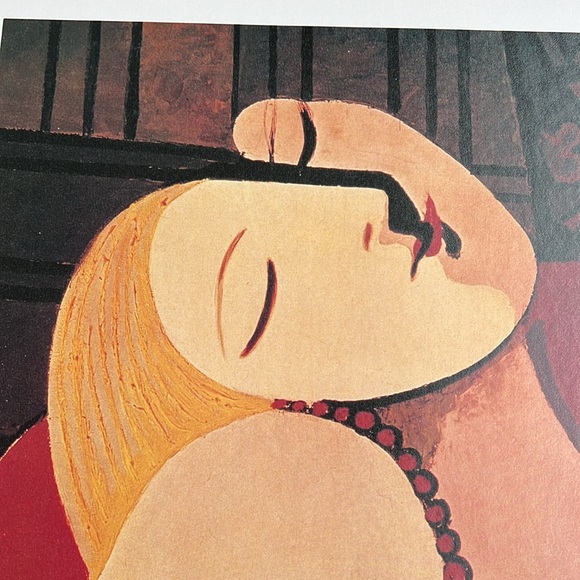 1996 Picasso The Dream Poster 22”X28” - Picture 6 of 7